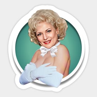 Betty White Sticker